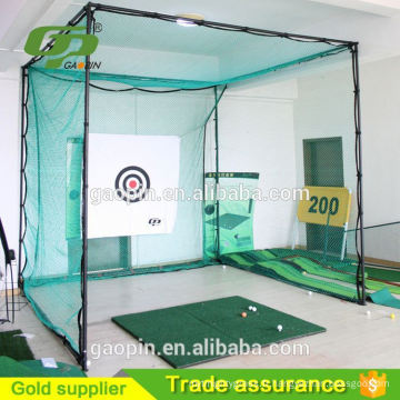 filets de pratique de golf et cage / filet de golf professionnel / filets de déchiquetage d&#39;or